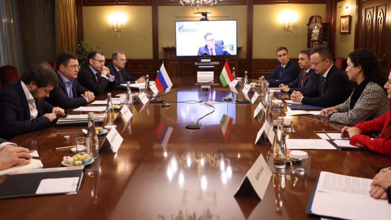 Россия и Венгрия обсудили условия поставок энергоносителей